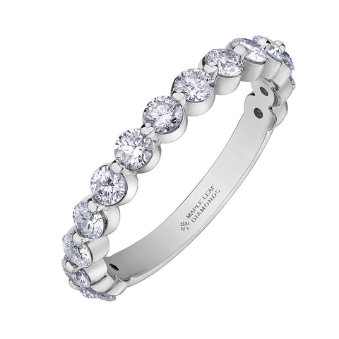 18kt White Gold 0.79cttw Canadian Diamond Band