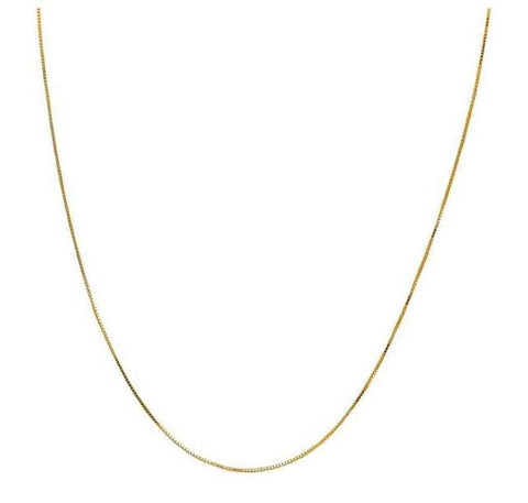 10kt Yellow Gold Box68 Chain in 18"